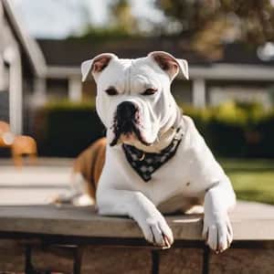 American Bulldog dog breed - friendly large sized dog similar to American Bully