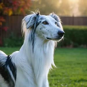 Borzoi dog breed - friendly large sized dog similar to Afghan Hound