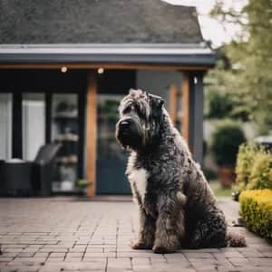 Bouvier des Flandres dog breed - friendly large sized dog similar to Briard