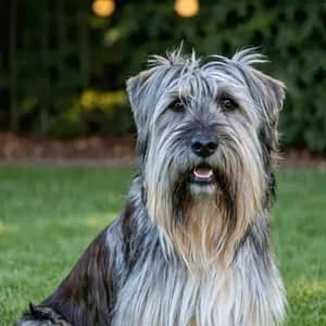 Briard dog breed - friendly large sized dog similar to Old English Sheepdog