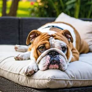 Bulldog dog breed - friendly medium sized dog similar to American Bully