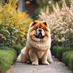 Chow Chow dog breed - friendly medium sized dog similar to Akita
