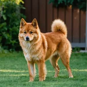 Finnish Spitz dog breed - friendly medium sized dog similar to Shiba Inu