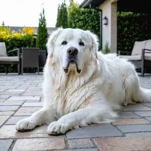 Great Pyrenees dog breed - friendly large sized dog similar to Saint Bernard