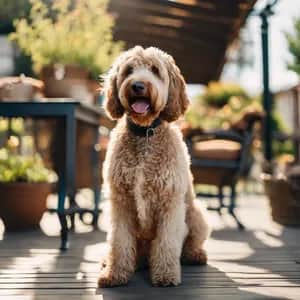 Labradoodle dog breed - friendly medium sized dog similar to Goldendoodle