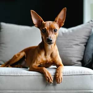 Miniature Pinscher dog breed - friendly small sized dog similar to Affenpinscher