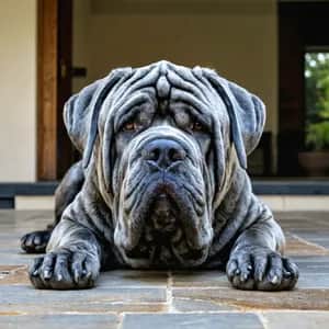 Neapolitan Mastiff dog breed - friendly giant sized dog similar to Mastiff
