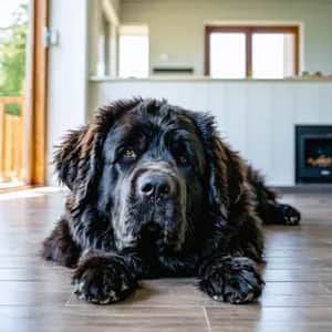 Newfoundland dog breed - friendly giant sized dog similar to Bernese Mountain Dog