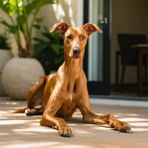 Pharaoh Hound dog breed - friendly medium sized dog similar to Basenji