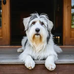Polish Lowland Sheepdog dog breed - friendly medium sized dog similar to Bearded Collie