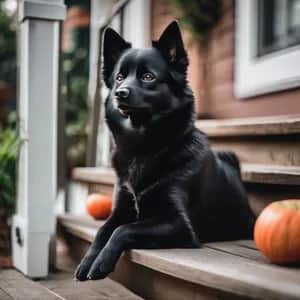 Schipperke dog breed - friendly small sized dog similar to Pomeranian