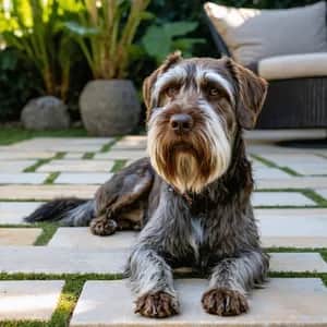 Wirehaired Pointing Griffon dog breed - friendly medium sized dog similar to Spinone Italiano