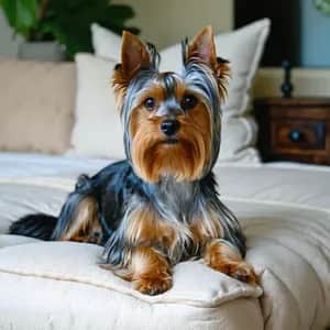 Yorkshire Terrier dog breed - friendly toy sized dog similar to Affenpinscher