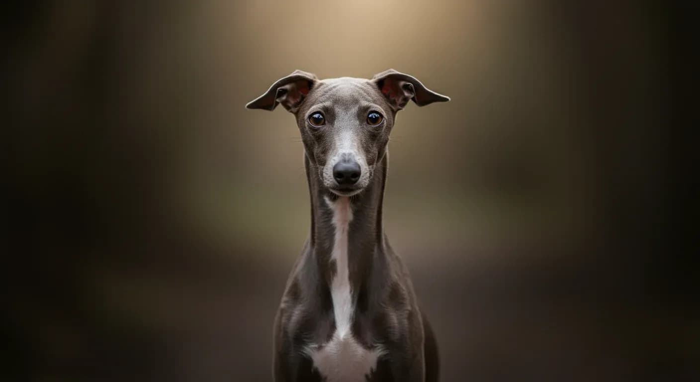 Close-up portrait of an Italian Greyhound with alert, intelligent expression demonstrating the breed's sensitive and refined temperament discussed in the training article
