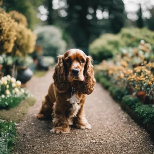 English Cocker Spaniel dog breed - playful medium sized dog