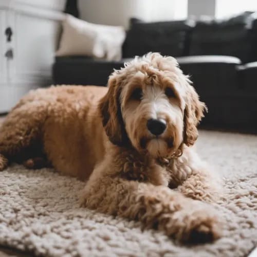 Goldendoodle dog breed - playful toy sized dog