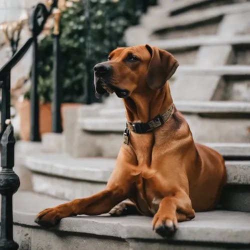 Rhodesian Ridgeback dog breed - independent large sized dog