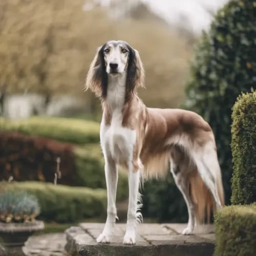 Saluki dog breed - independent large sized dog